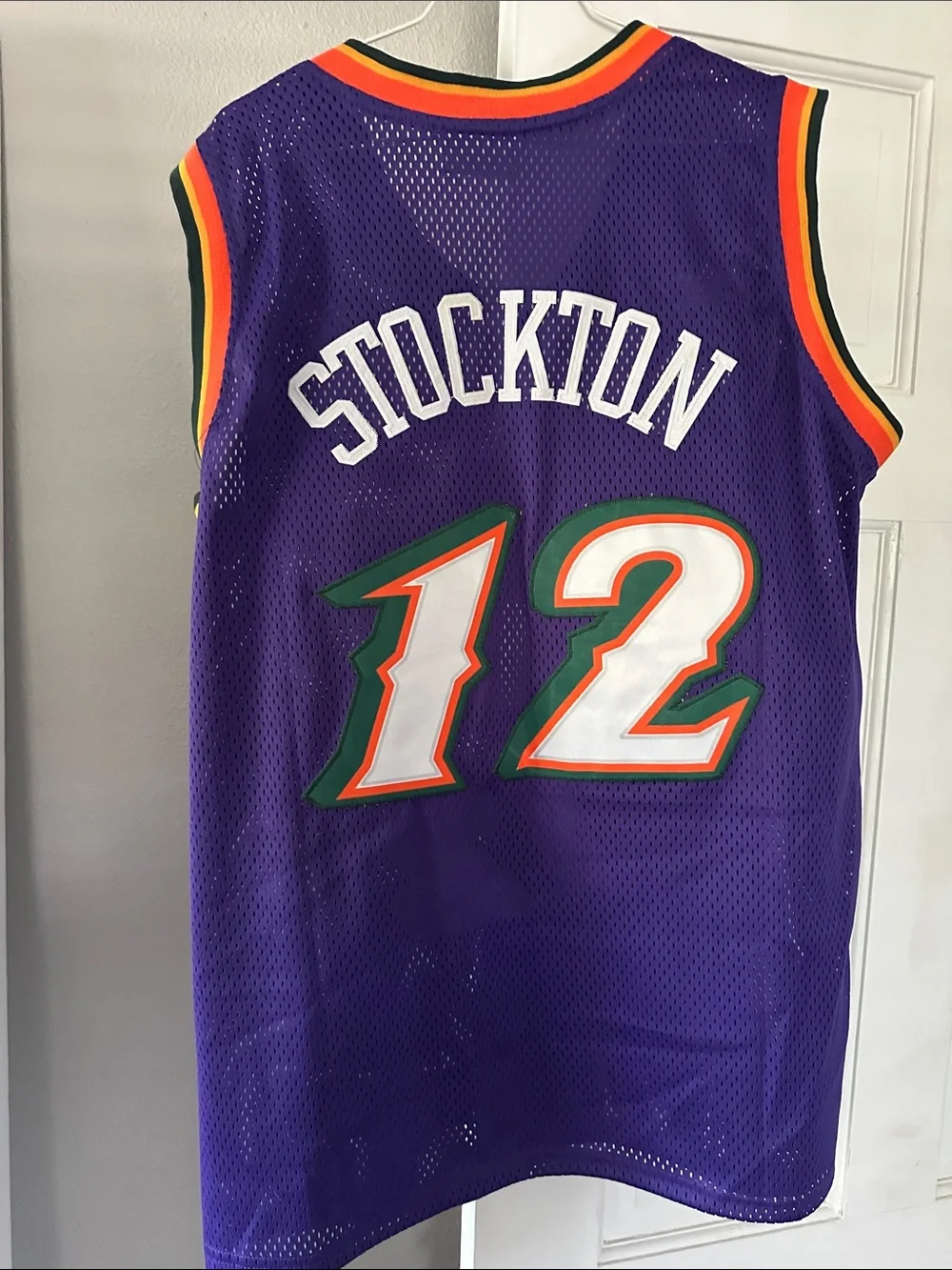 Utah Jazz Stockton #12 Adidas Jersey